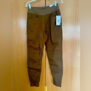 Black Diamond Notion SP pant - women’s size small - dark curry (brown)